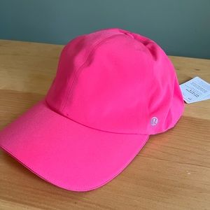 Lululemon Fast and Free Running Hat NWT lip gloss pink  new with tags OS